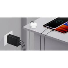 Samsung Mrežni polnilnik 2x USB-C in 1x USB PPS PD 65W QC 3.0 AFC FCP črn