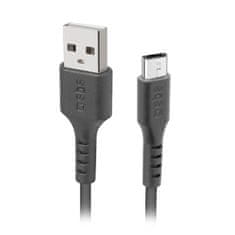 SBS Kabel USB-A - Micro-USB 2 m - črn