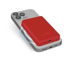 SBS Powerbank 5000 mAh MagSafe - rdeča