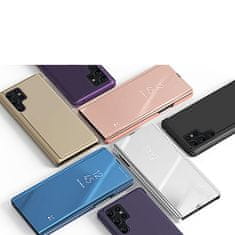 HURTEL Etui pokrowiec do Samsung S24+ z klapką Clear View Case niebieski