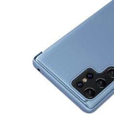 HURTEL Etui pokrowiec do Samsung S24+ z klapką Clear View Case niebieski