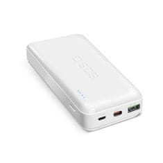 SBS Powerbank 20000 mAh PD MicroUSB USB-C USB-A 20W - bela