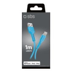 SBS Kabel USB-A - iPhone Lightning - modri