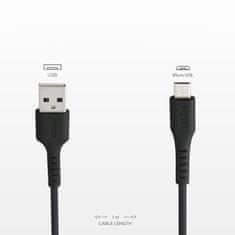 SBS Kabel USB-A - Micro-USB 1 m - črn