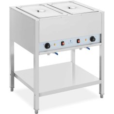 Royal Catering Bemar grelnik za hrano s podstavkom, samostojen 2 x GN 1/1 1265 W