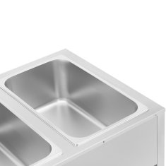 Royal Catering Bemar grelnik za hrano s podstavkom, samostojen 2 x GN 1/1 1265 W