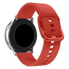 HURTEL Univerzalni silikonski pas za pametno uro Silicone Strap TYS šir. 20 mm rdeč