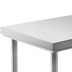 Royal Catering Delovni pult za gostinstvo s polico STAL 200 x 60 cm