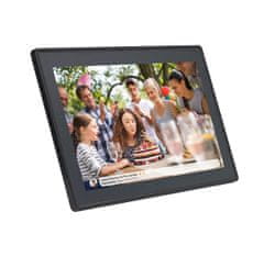 Denver Digitalni okvir 15,6'' 16 GB microSD WiFi zvočnik MPEG4 Frameo PFF-1515B – črn