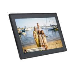 Denver Digitalni okvir 15,6'' 16 GB microSD WiFi zvočnik MPEG4 Frameo PFF-1515B – črn