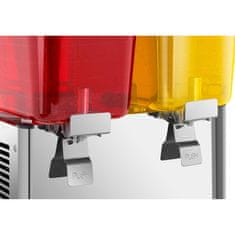 Royal Catering Dispenser za hlajenje pijač in sokov, dvojni, 2 x 18 l