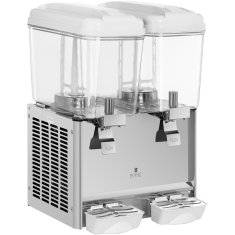 Royal Catering Dispenser za hlajenje pijač in sokov, dvojni, 2 x 18 l
