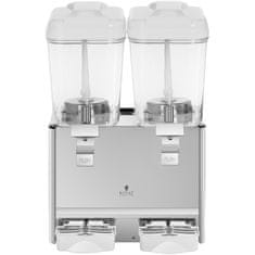 Royal Catering Dispenser za hlajenje pijač in sokov, dvojni, 2 x 18 l