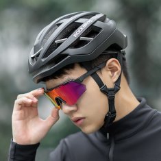 ROCKBROS Polarizirana kolesarska očala z UV filtrom in korekcijskim vložkom - vijolična