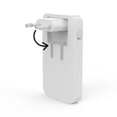 Hama Zložljiv omrežni polnilnik GaN USB-C USB-A 65 W – bel