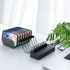 Orico Hub CT2U3-16AB s 16 stikami USB-A - črn