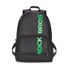 ROCKBROS Vodoodporna športna torba z zložljivim dnom 46,5 x 38 cm, 18 l – črna