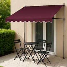 Aga Teleskopska tenda 300x120 cm Vinsko rdeča