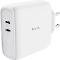 Trust MAXO 65W polnilec USB-C bele barve