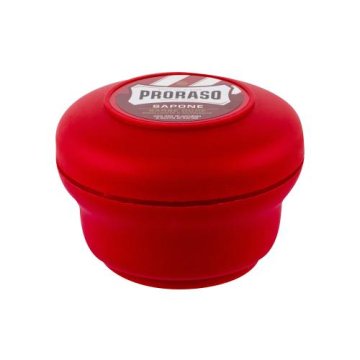 Proraso Red Shaving Soap In A Jar trdo milo za britje z vonjem sandalovine za moške