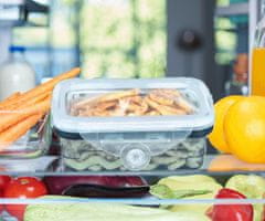 Alpina komplet posod za shranjevanje živil, plastika, 3 posode