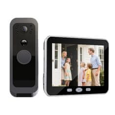 Secutek Brezžični videozvonček z LCD zaslonom TPD10