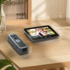 Secutek Brezžični videozvonček z LCD zaslonom TPD10