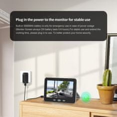 Secutek Brezžični videozvonček z LCD zaslonom TPD10