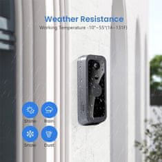 Secutek Brezžični videozvonček z LCD zaslonom TPD10