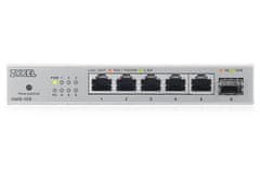 Zyxel XMG-105 5 priključkov 2,5G + 1 SFP+ MultiGig brez upravljanja Namizno stikalo