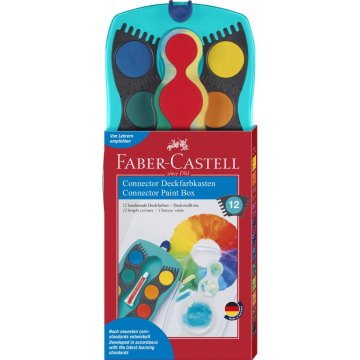 Faber-Castell Barvice vodene FaberCastell Connect 12/1 + čopič