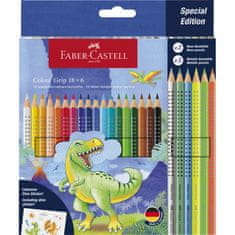 Faber Castell GRIP Barvice FaberCastell Grip Dino 18+6