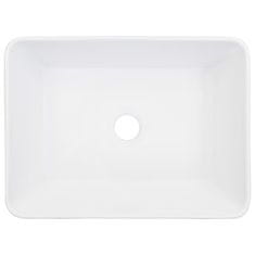 Vidaxl Umivalnik 40x30x13 cm keramičen bel