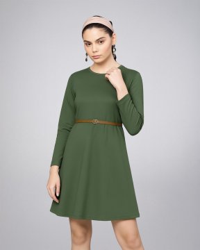 LEAFLETIC Ženska tunika z dolgimi rokavi – udobna, elegantna in vsestranska