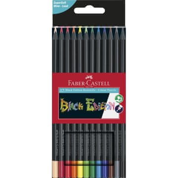Faber-Castell Barvice FaberCastell trikotne Black 12/1