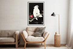 Zakito Posters Plakat 40x60 cm Kakadut in granatno jabolko 2, Koson Vintage za dnevno sobo