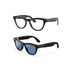 Ray-Ban Meta – Skyler pametna očala – Barva: Sijajna črna / Transitions modra Cerulean