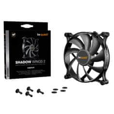 Be quiet! SHADOW WINGS 2 (BL086) 140mm 4-pin PWM črn ventilator