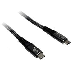 Inter-tech GOOBAY USB-C na USB-C 1,5m 240W PD 3.1 20Gbit/s črn napajalni in sync kabel