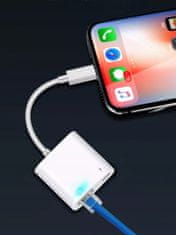 ZENWIRE Lightning USB Ethernet RJ45 hub adapter BYL-2210