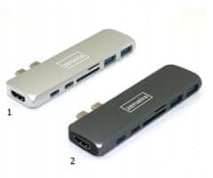 ZENWIRE Adapter 7v1 HUB USB-C HDMI 4K Macbook BYL-2011N
