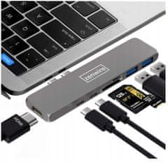 ZENWIRE Adapter 7v1 HUB USB-C HDMI 4K Macbook BYL-2011N