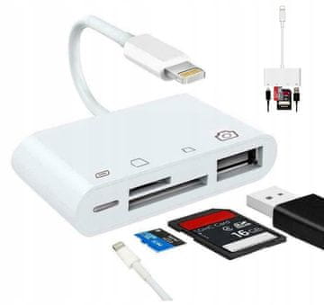 shumee Lightning micro SD USB adapter za bralnik kartic iPhone