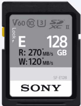 Sony SF-E spominska kartica, 128GB (SFE128A.AE)
