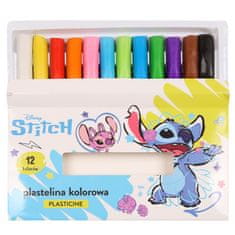 Disney DISNEY Stitch VARNA, barvna šolska PLASTELINA za otroke, komplet 12 BARV 