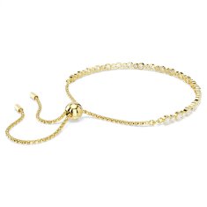 Swarovski Pozlačena zapestnica s prozornimi kristali Tennis Matrix 5730709