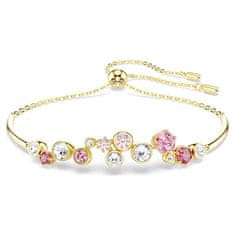 Swarovski Očarljiva pozlačena zapestnica s kristali Constella 5722476