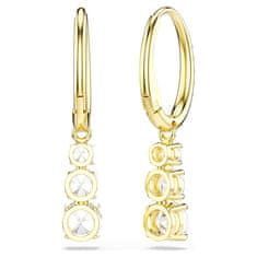 Swarovski Bleščeči pozlačeni uhani Stilla Attract 5723300