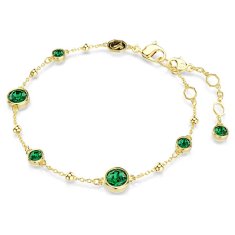 Swarovski Modna pozlačena zapestnica s kristali Imber 5730676