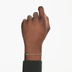 Swarovski Modna pozlačena zapestnica s kristali Imber 5730676